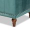 Baxton Studio Kaylee Teal Blue Velvet Upholstered Tufted Storage Ottoman Bench 160-9936 - alternate 7